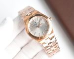 Vacheron Constantin Overseas 33mm Lady Swiss ETA Quartz Movement Rose Gold Strap Watch